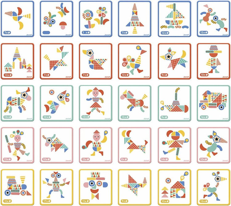 Janod Moduloform Magneti'Book - 43 Magnets and 30 Cards