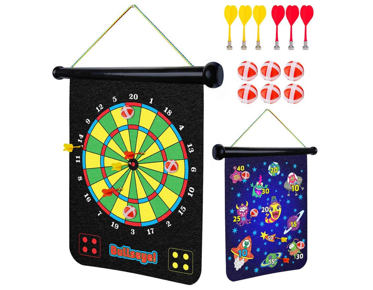 Magnetic Dart Game - 2 in 1 Reversible