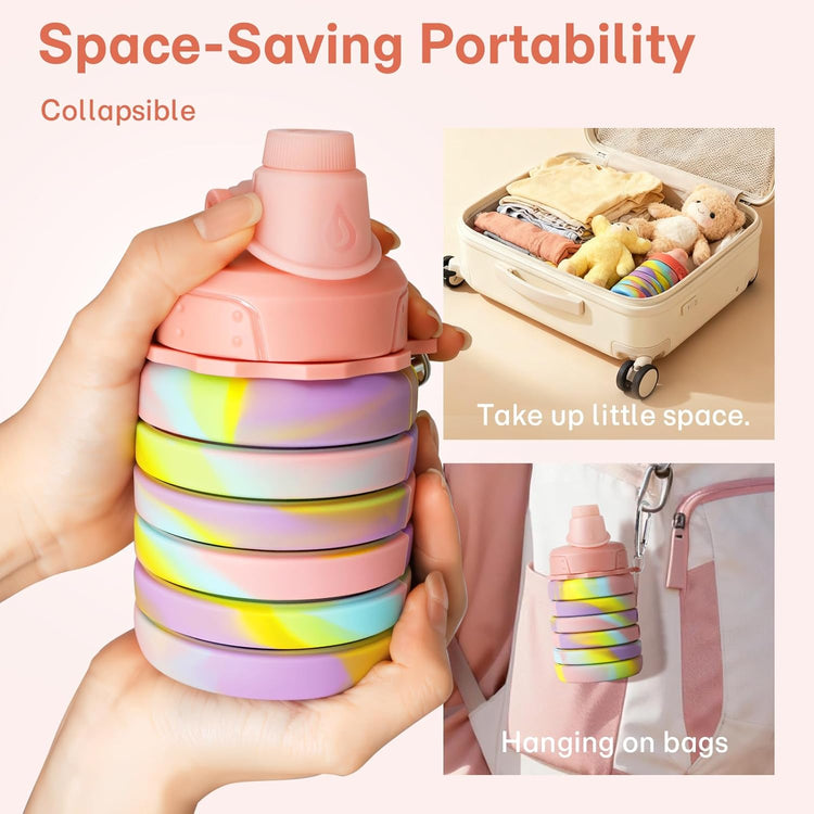 MAKERSLAND Collapsible Water Bottles for Travel
