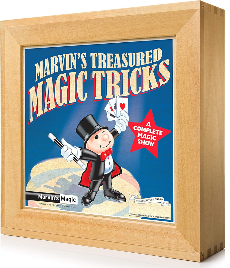 Marvin's Magic - Treasured Magic Tricks - Wooden Deluxe Magic Set