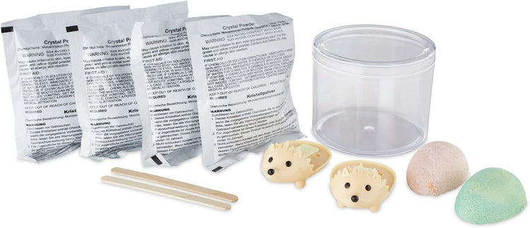 MindWare Crystal Growing Kits: Hedgehogs Bright Colors Set