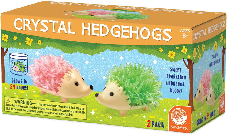 MindWare Crystal Growing Kits: Hedgehogs Bright Colors Set