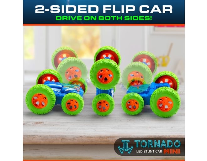Mini Tornado LED Stunt Car - 360 Spins