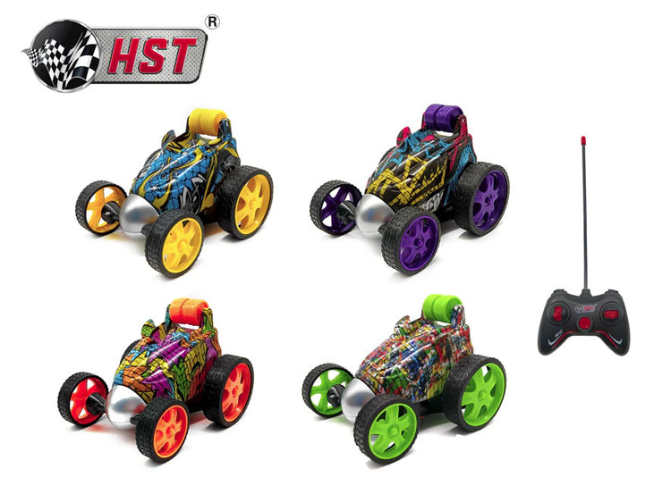 Mini Twiztaz Graffiti - 360° Tumbling Stunt RC Car Assorted