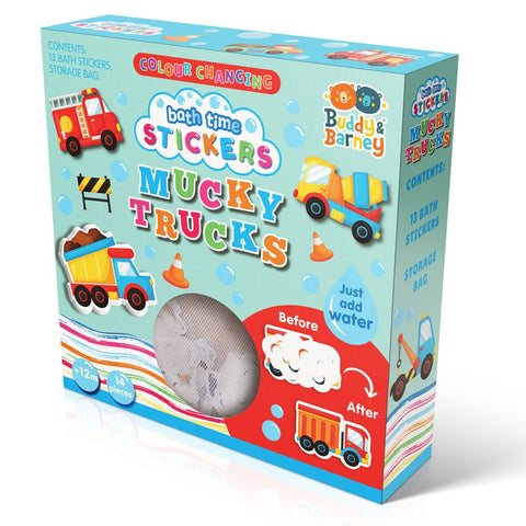 Mucky Trucks - Bath Time Stickers