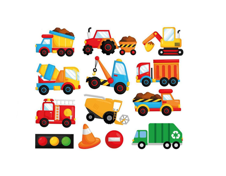 Mucky Trucks - Bath Time Stickers