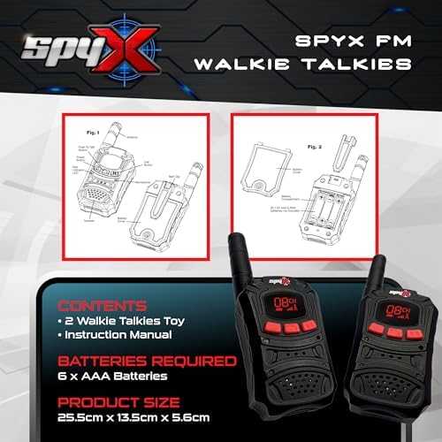 SpyX Walkie Talkies - Buddy Spy Chats Made Easy