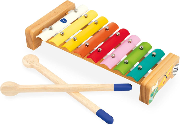 Janod Gioia Rattle Display x12 - Baby Sensory Bead Shaker