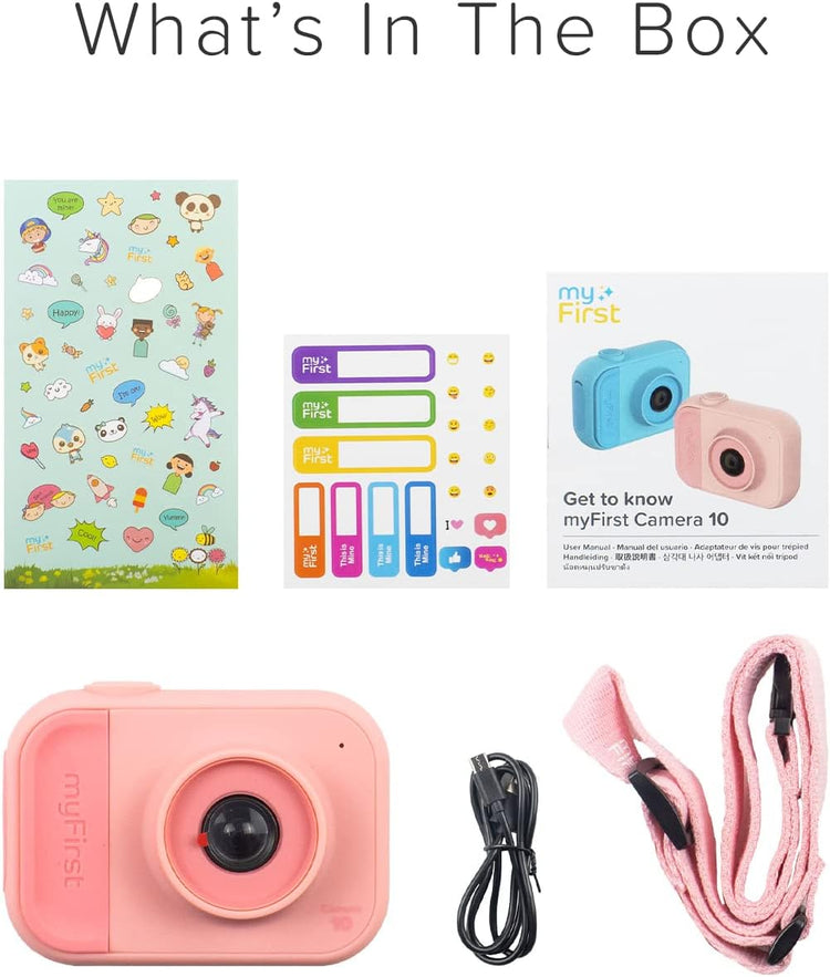 myFirst Camera 10 - Kids Digital Mini Camera for Boys and Girls with Durable Design