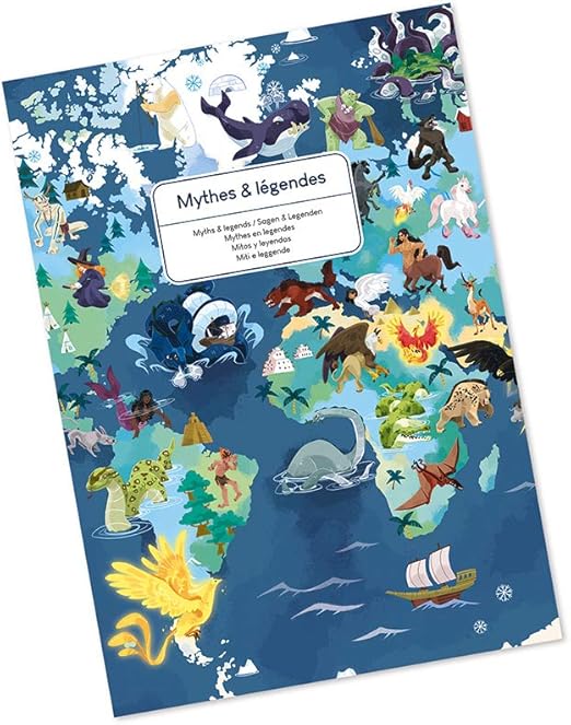 Janod Myths & Legends Puzzle - 350 Pieces with 50 Figures