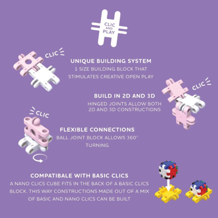 Nano Clics Fantasy 125pc Hocus Pocus - Magical Builds