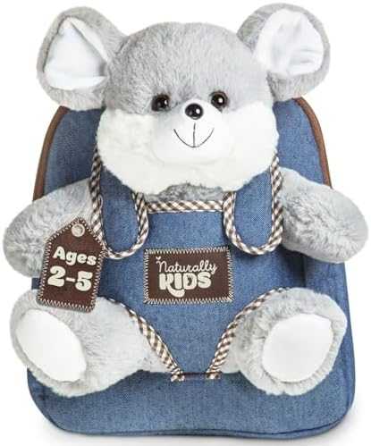 Naturally KIDS Toddler Unicorn Backpack with Plush Toy
