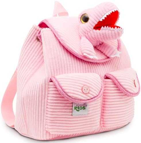 Naturally KIDS Toddler Unicorn Backpack with Plush Toy
