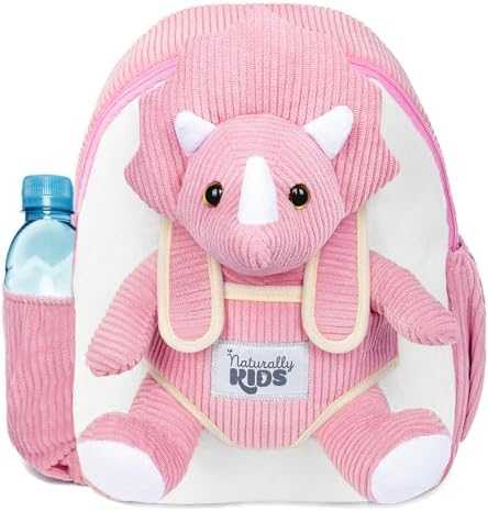 Naturally KIDS Toddler Unicorn Backpack with Plush Toy