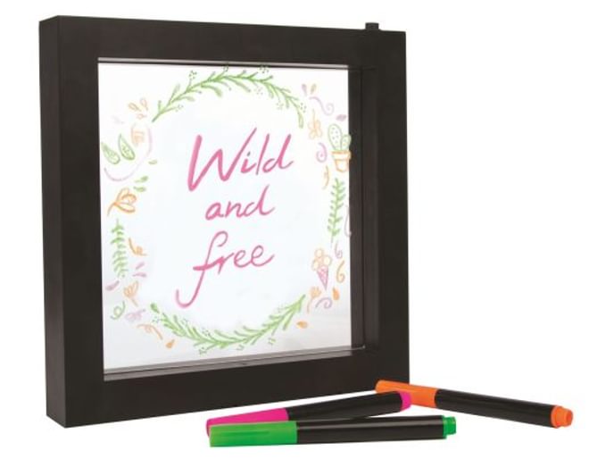 Neon Effect Message Frame - Lights Up