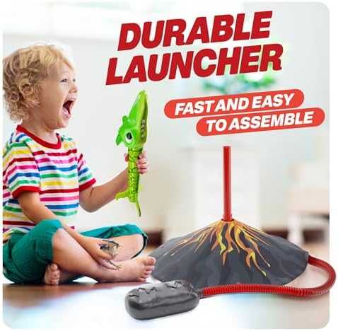 Ninja Blast Dinosaur Rocket Launcher Outdoor Toy
