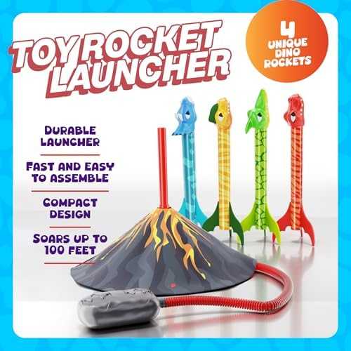 Ninja Blast Dinosaur Rocket Launcher Outdoor Toy