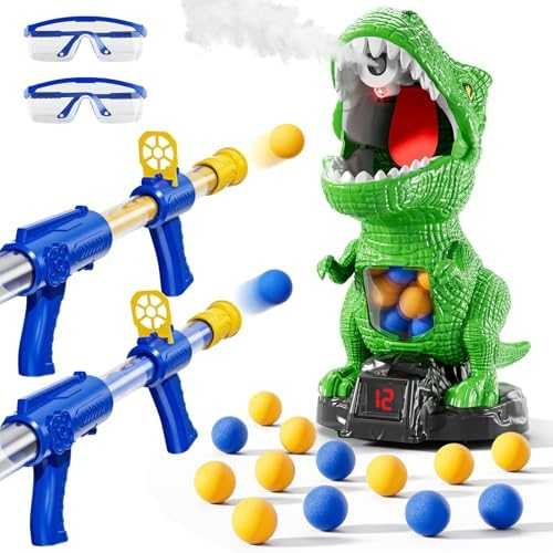 NIPLOOOW Dinosaur Shooting Target Game Set
