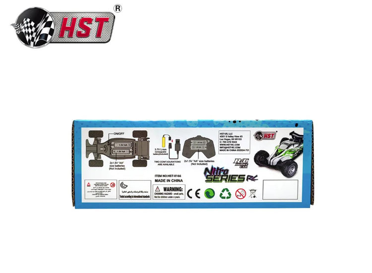 Nitro Series 1:28 RC - Pocket Rocket RC Racer Pro-Grade Handling