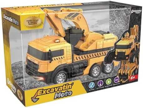 Excavatin' Moto - RC Excavator Transformer