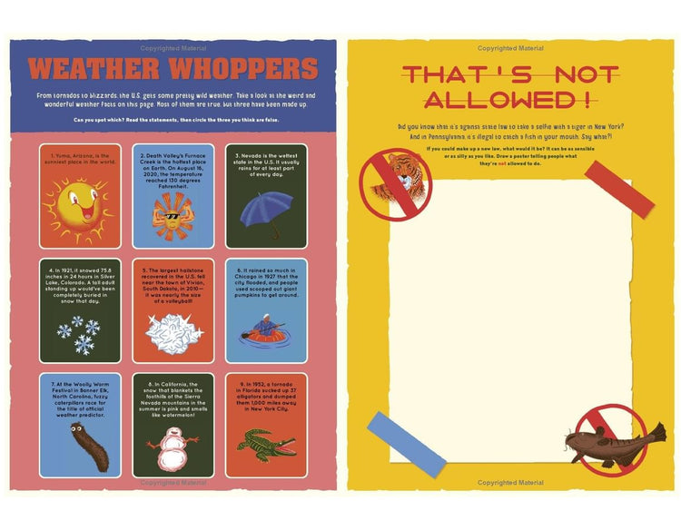 Only In America - Fun Activity Book