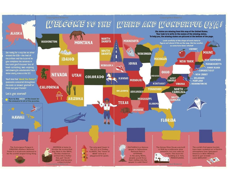 Only In America - Fun Activity Book