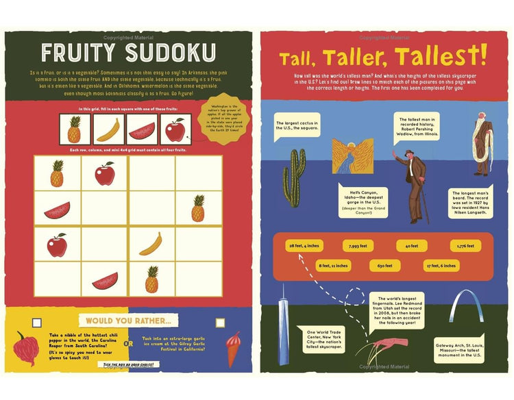 Only In America - Fun Activity Book
