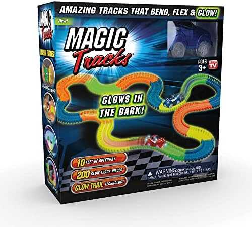 Ontel Magic Tracks Glow-in-the-Dark Racetrack Set (10 ft)
