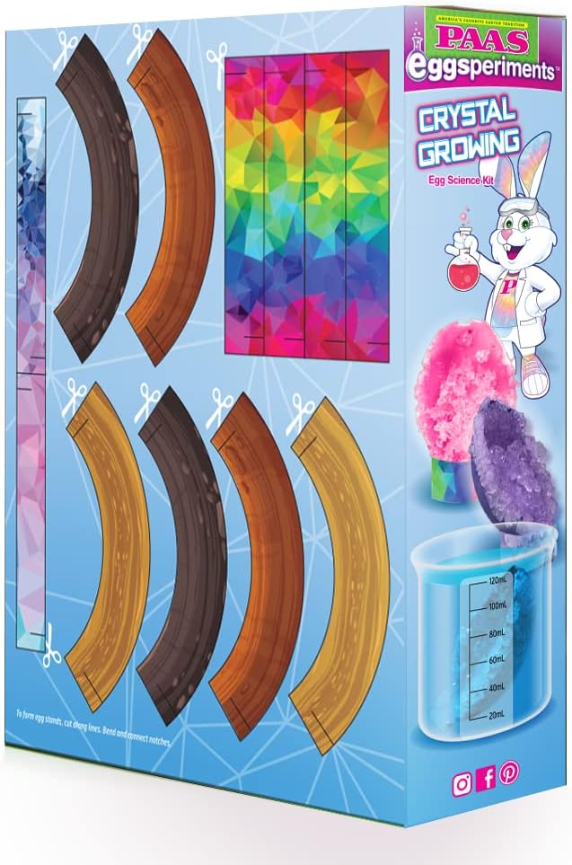 PAAS Eggsperiments Crystal Growing Egg Science Kit