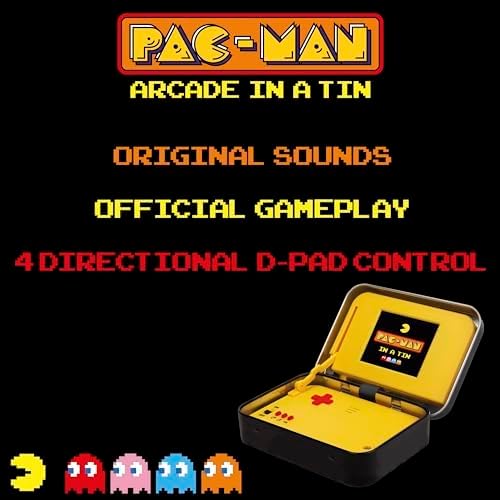 Pac-Man Arcade in a Tin - Classic Pacman Arcade Game