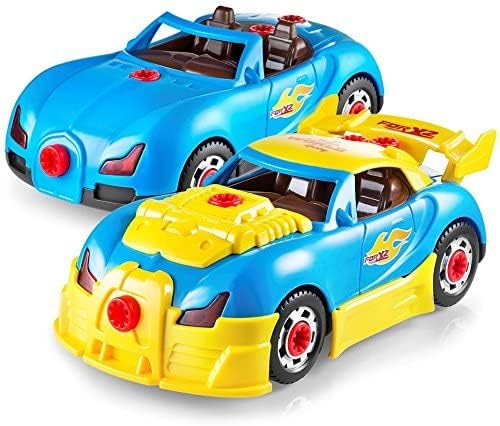 Play22 30 Pcs Take Apart Racing Car Toddler Toys Set