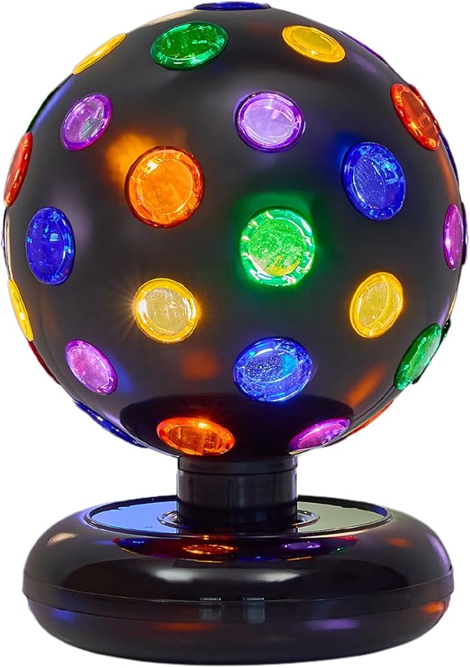 Playbees Rotating Disco Ball with LED Lights
