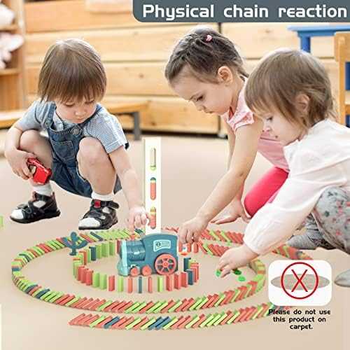 PREPHY Automatic Domino Train Toy Set