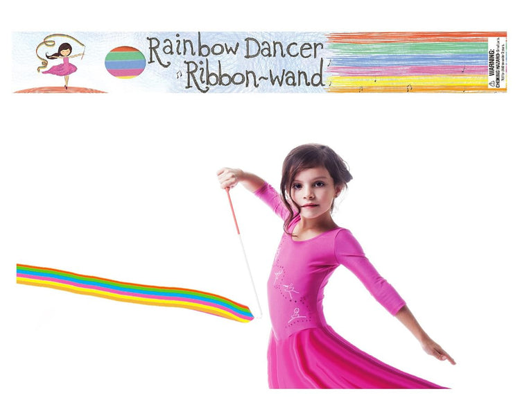 Rainbow Dancer Ribbon Wand - 11 Feet Long!