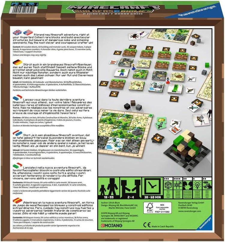 Ravensburger Minecraft: Builders & Biomes - Engaging Strategy Board Game