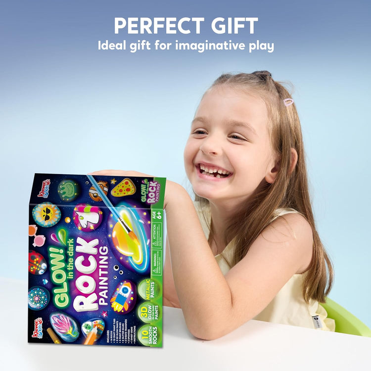 Rock Painting Kit- Glow in The Dark Rock Kit