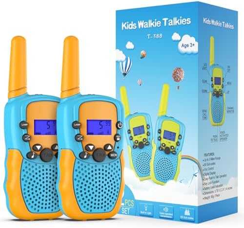 Selieve Kids Walkie Talkies (22 Channels, 3-Mile Range)