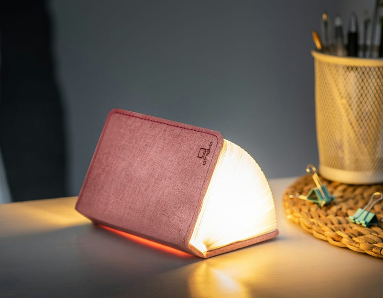 Smart Book Light - Blush Pink