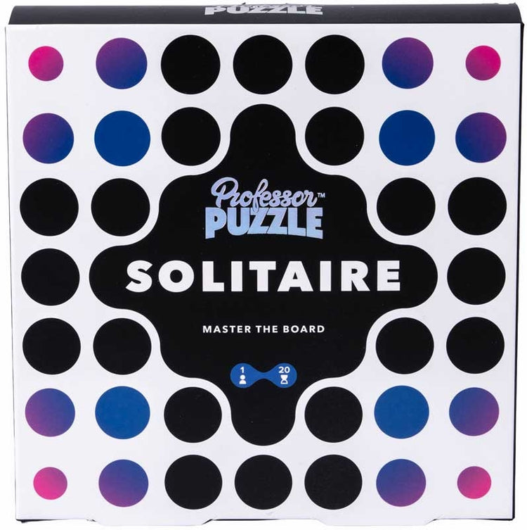 Solitaire - Classic Peg-Jumping Brain Teaser Board Game