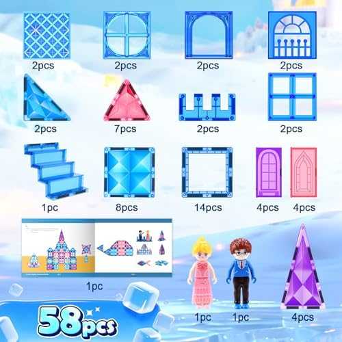 Soyee Diamond Magnetic Building Blocks Princess Set