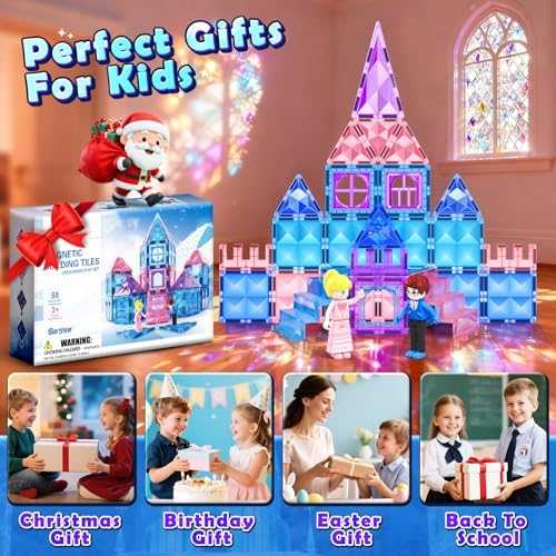 Soyee Diamond Magnetic Building Blocks Princess Set