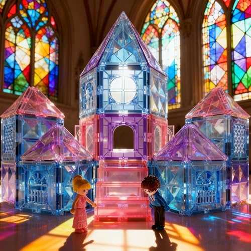 Soyee Diamond Magnetic Building Blocks Princess Set