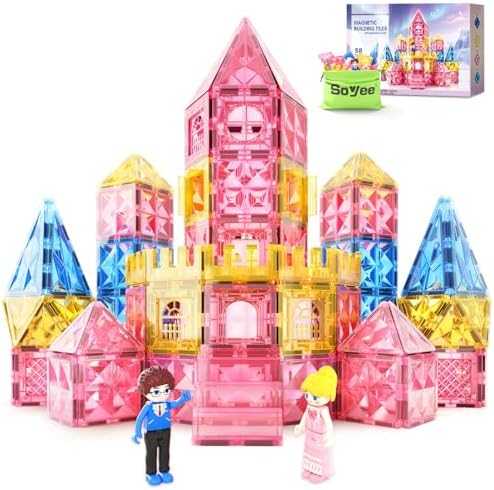 Soyee Diamond Magnetic Building Blocks Princess Set