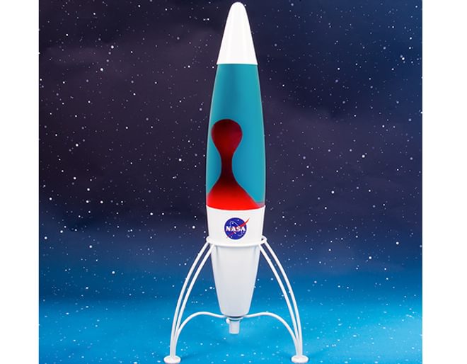 Space Lava Lamp - NASA 17'' Rocket Ship