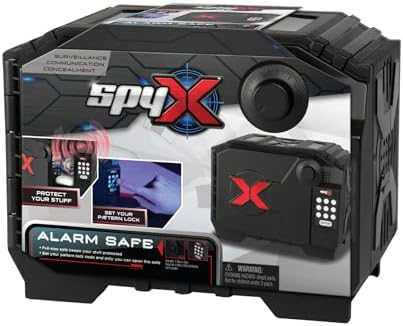SpyX Alarm Safe - Protect Valuables with Secret Code