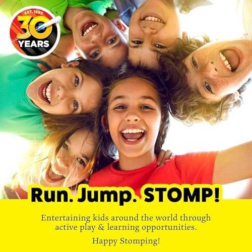 Stomp Rocket Jr Multi-Color Foam Rocket Launcher (8 Rockets)
