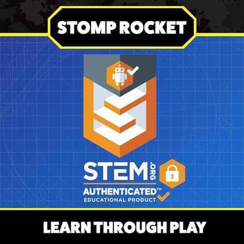 Stomp Rocket Jr Multi-Color Foam Rocket Launcher (8 Rockets)
