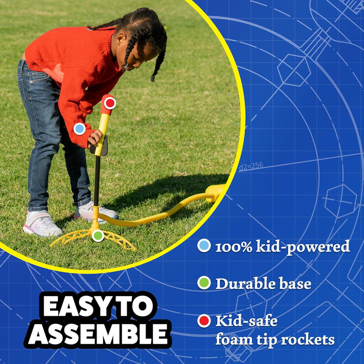 Stomp Rocket Stomp & Catch Rocket Launcher