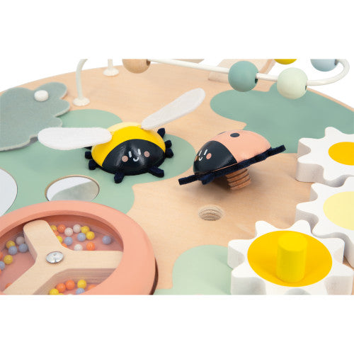 Janod Sweet Cocoon Busy Board - 7 Sensory Activities for Baby