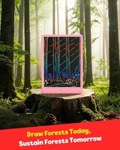 TEKFUN LCD Writing Tablet Doodle Board (10", Pink)
